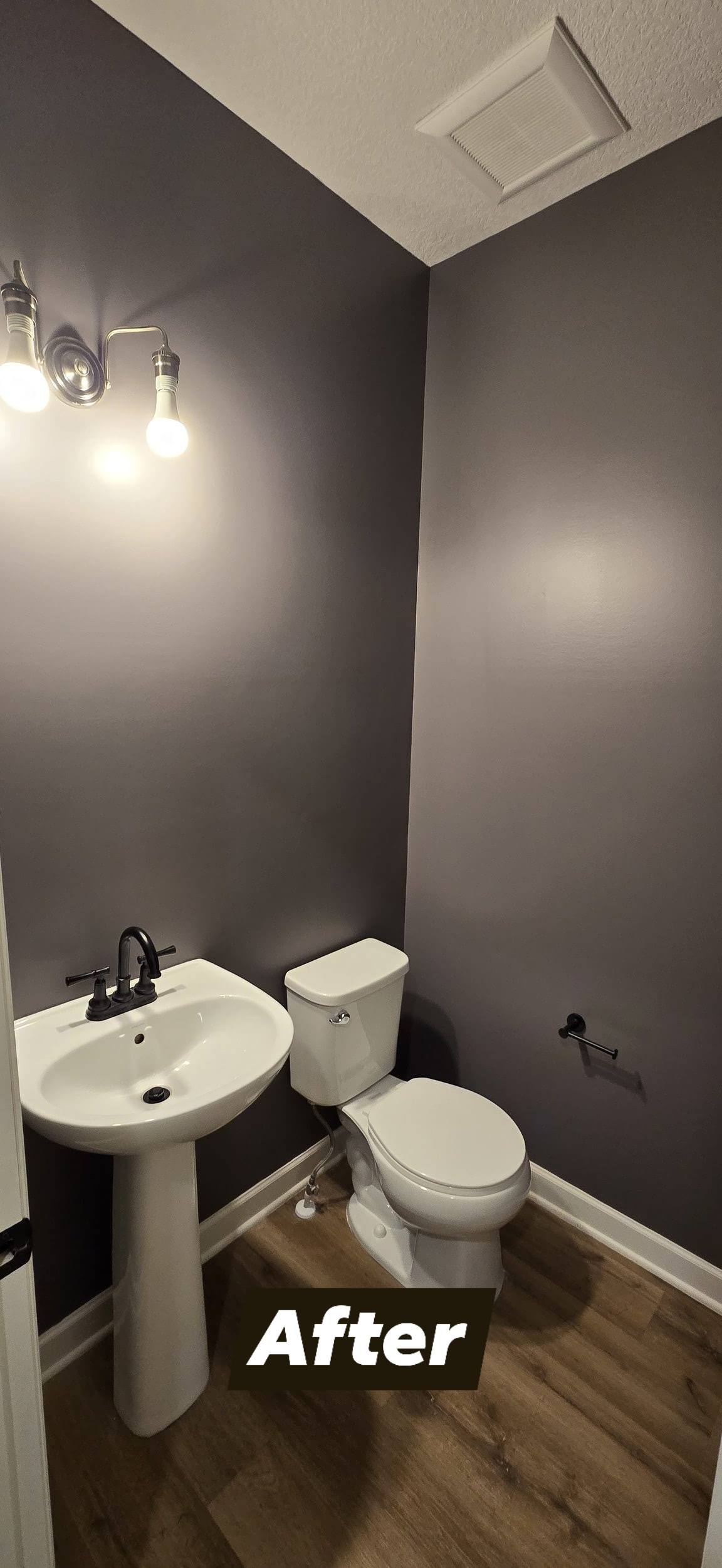 Bathroom after