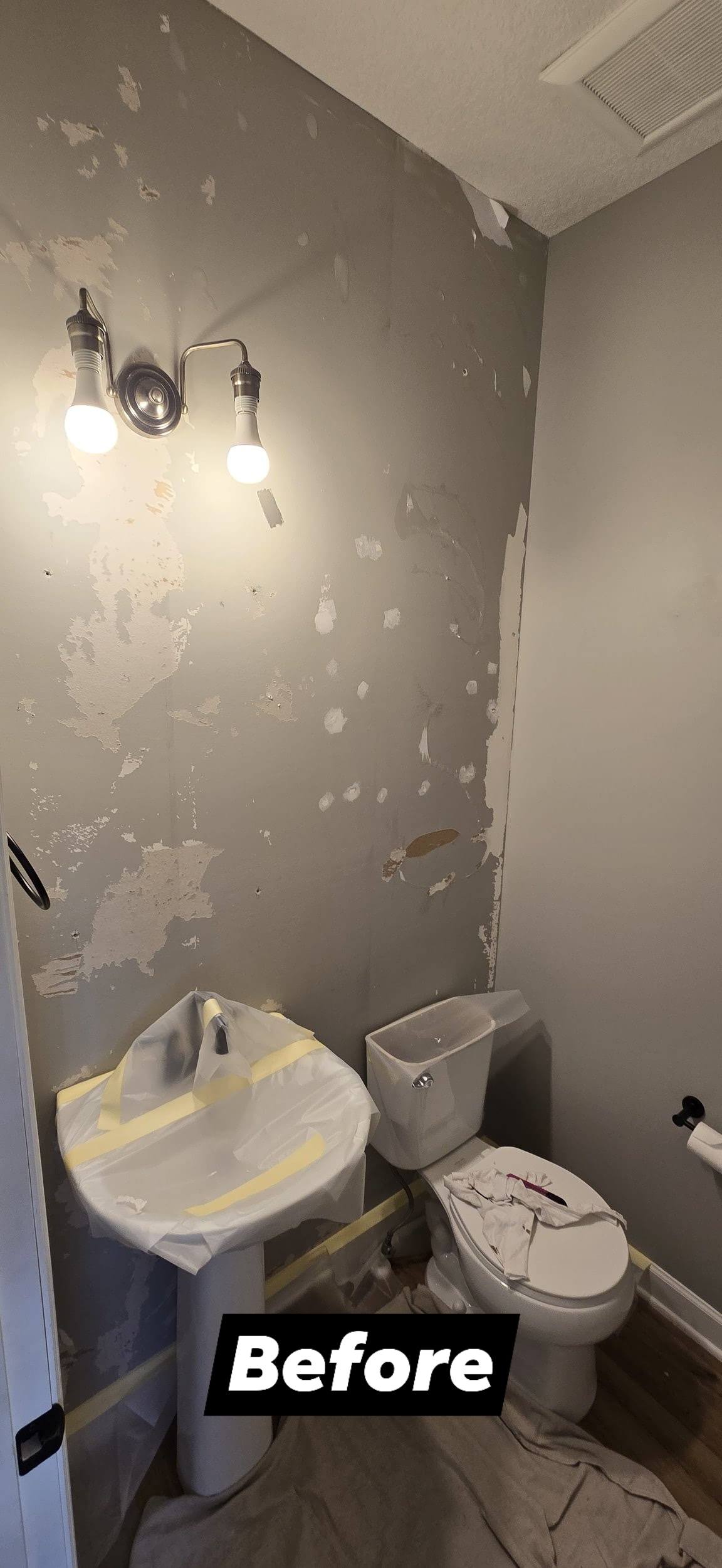 Bathroom before